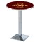 Holland Bar Stool Co 42" Chrome Iowa State Pub Table L217C4228IowaSt - alternate 1